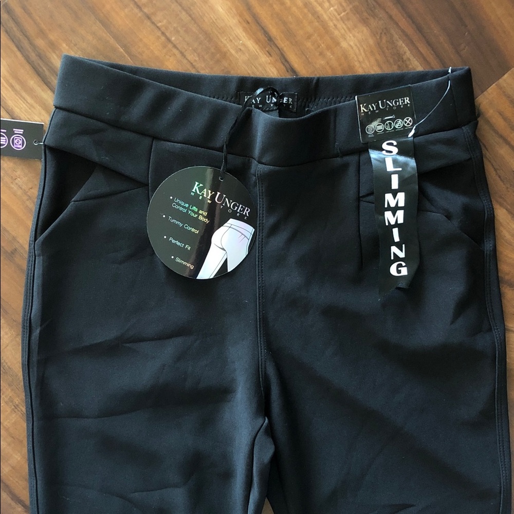 New Kay Unger NY Unique Lifts and control body Pants - Picture 3 of 13